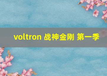 voltron 战神金刚 第一季